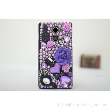 Newest diamond pc mobile phone cover for Huawei Mate 8
